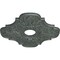 Ekena Millwork Peralta Medallion (Canopies up to 4 5/8"), 17 3/4"OD x 3 1/8"ID x 1"P, Athenian Green Crackle CM17PEAGC - alternate 3